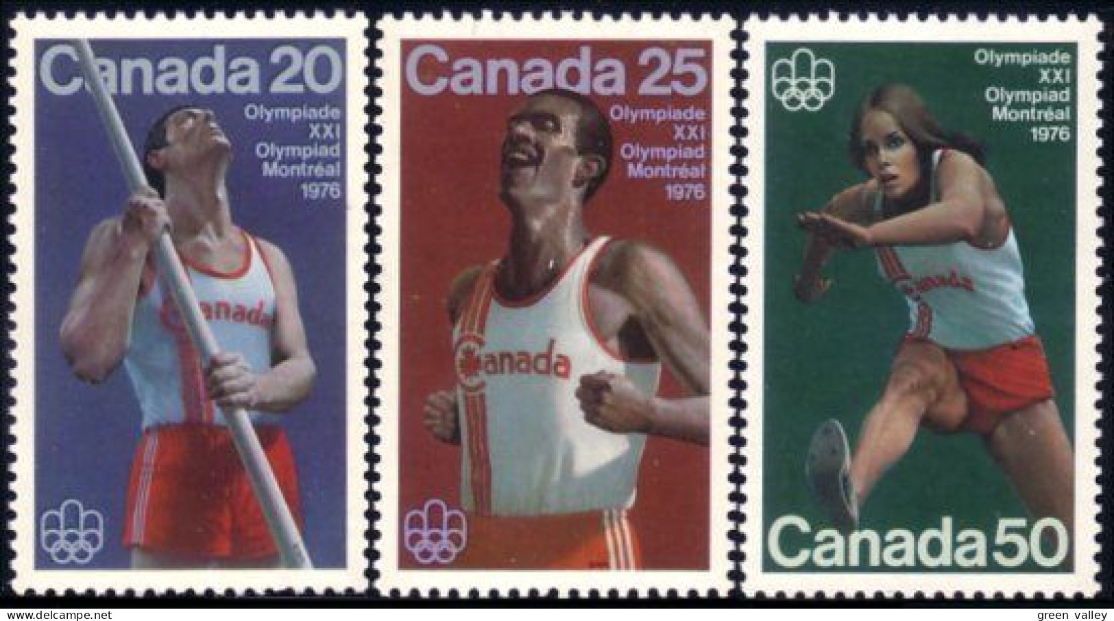 (C06-64-66c) Canada Course Runner MNH ** Neuf SC - Summer 1976: Montreal