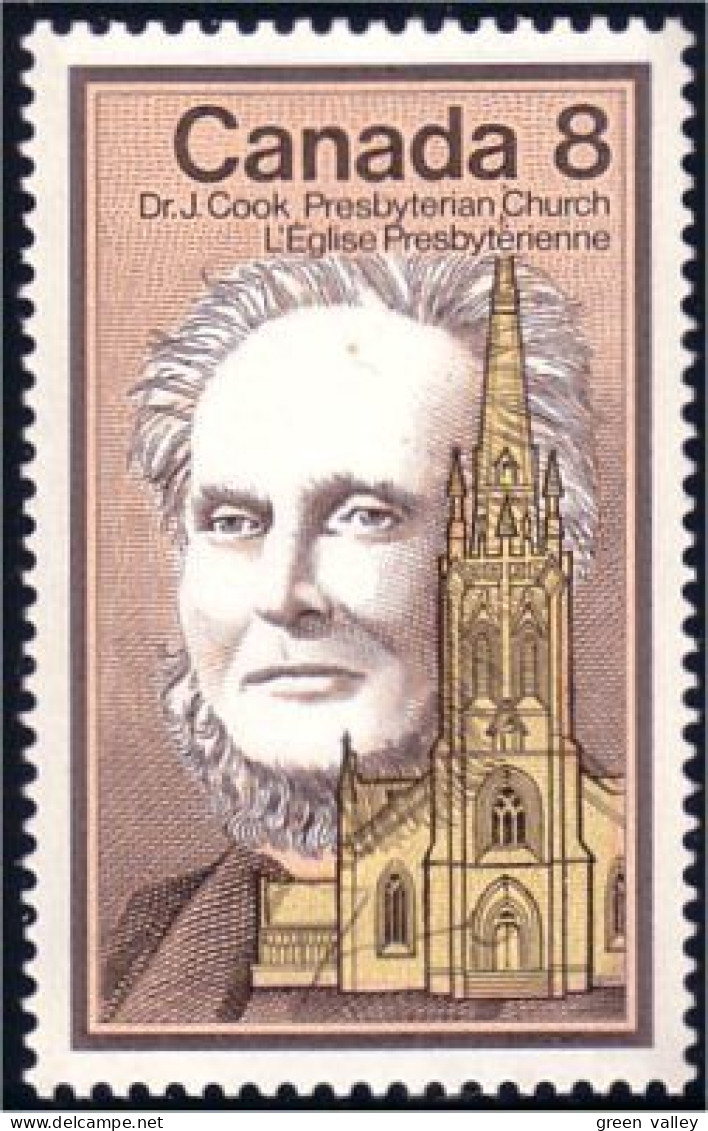 (C06-63a) Canada John Cook Presbyterian Church MNH ** Neuf SC - Ongebruikt