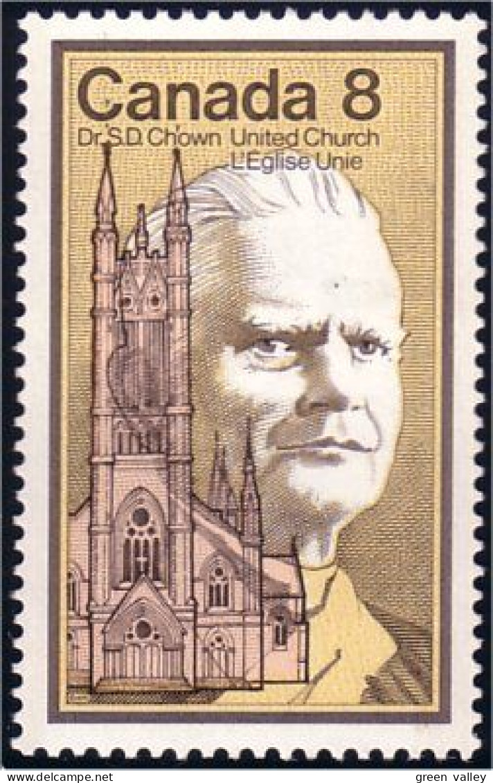 (C06-62c) Canada Samuel Chown Methodist United Church MNH ** Neuf SC - Theologians