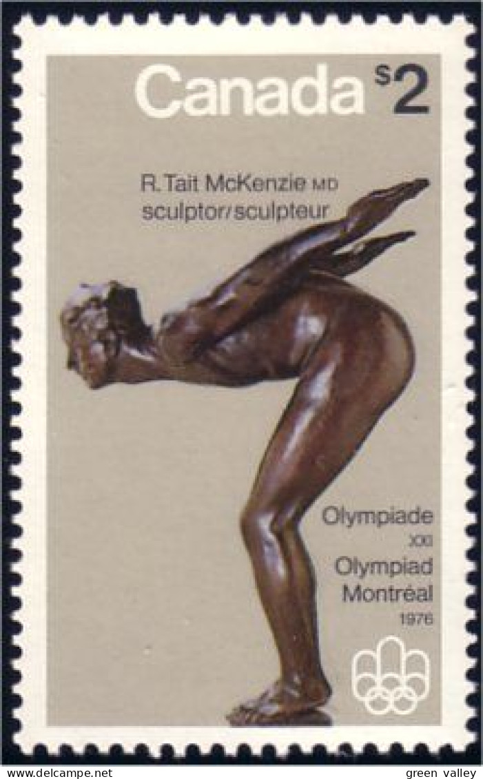 (C06-57c) Canada Diver Plongeur MNH ** Neuf SC - Nuoto