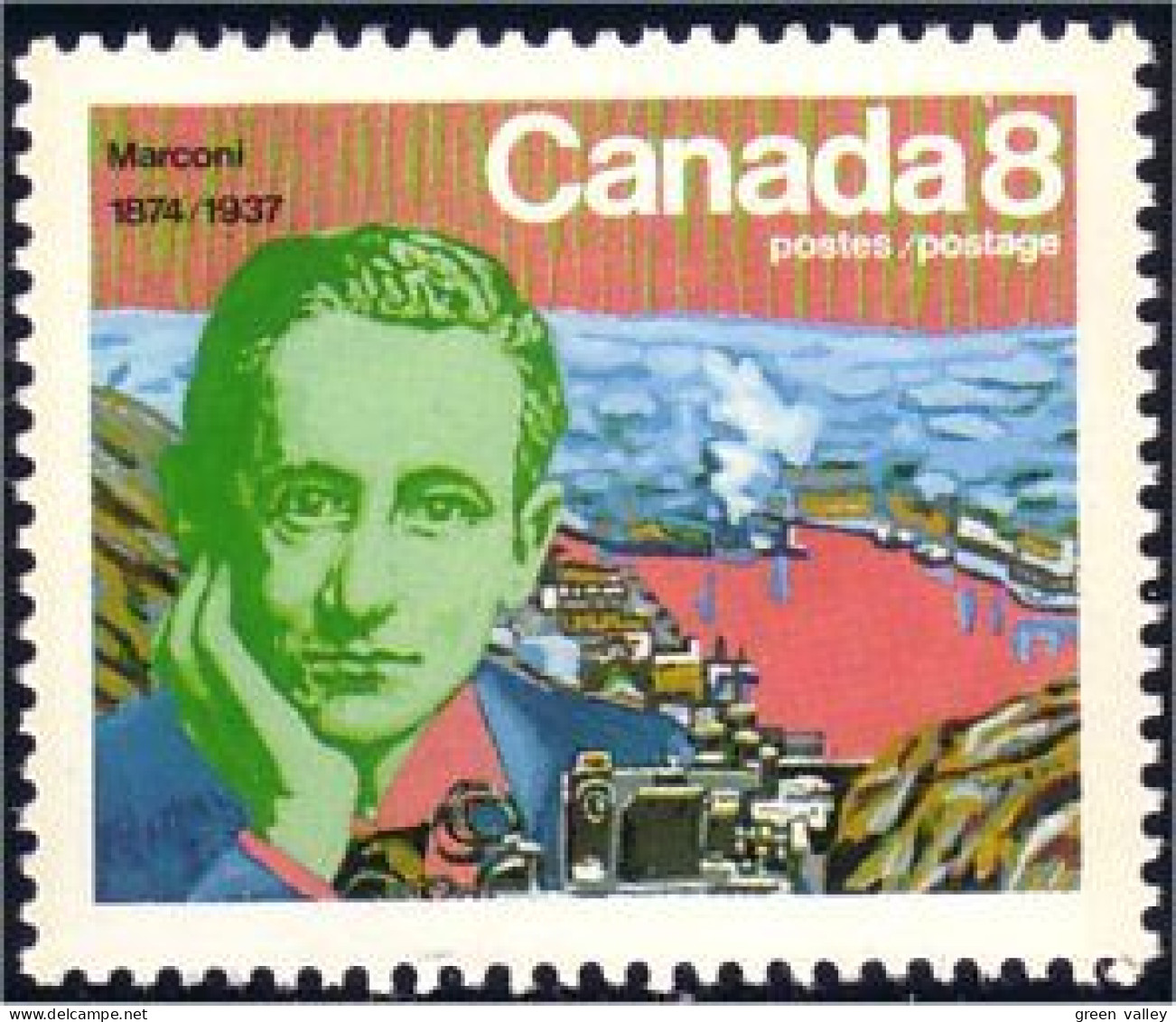 (C06-54b) Canada Marconi Signal Hill Telecommunications MNH ** Neuf SC - Telecom