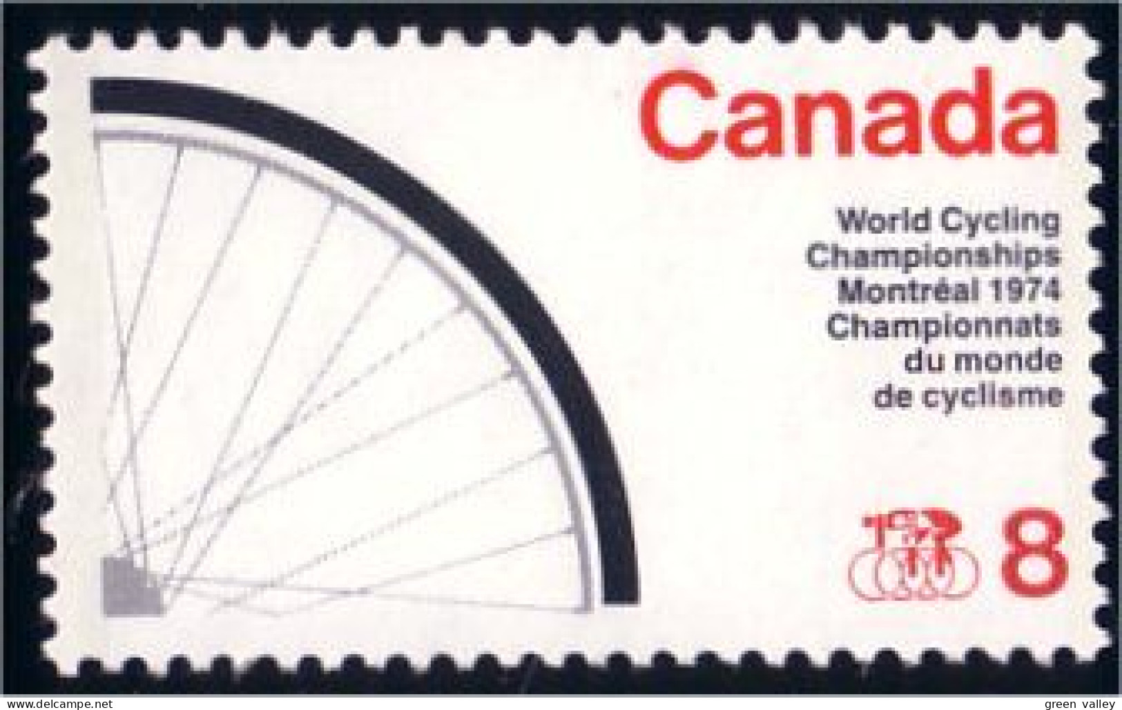 (C06-42b) Canada Cyclisme Bicycle Cycling World Championship 1974 Montreal MNH ** Neuf SC - Wielrennen