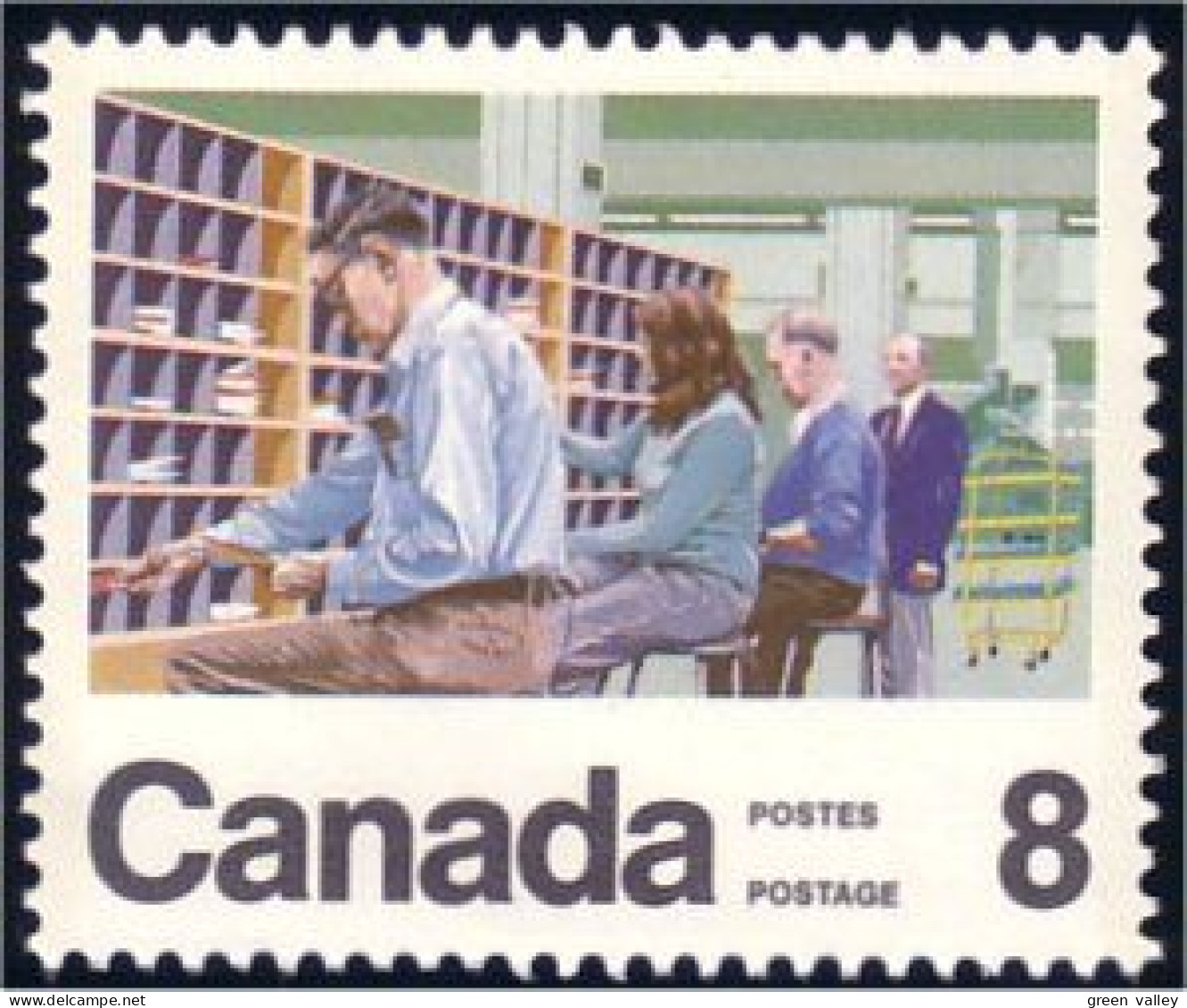 (C06-37b) Canada Postiers Postal Clerks MNH ** Neuf SC - Other & Unclassified