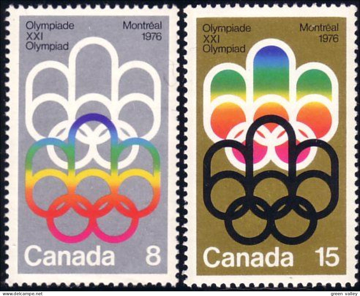 (C06-23-24a) Canada Olympiques Montreal MNH ** Neuf SC - Ongebruikt