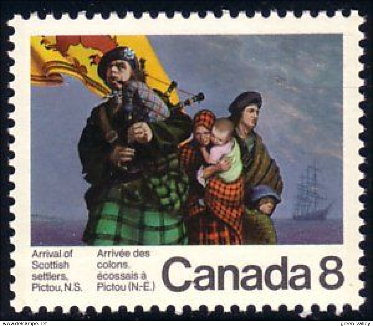 (C06-19b) Canada Scottish Settlers Immigration Ecossaise MNH ** Neuf SC - Other & Unclassified