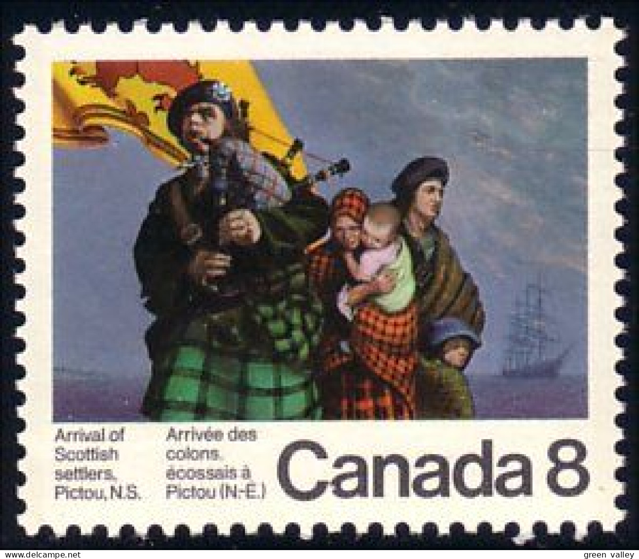 (C06-19c) Canada Scottish Settlers Immigration Ecossaise MNH ** Neuf SC - Sonstige & Ohne Zuordnung