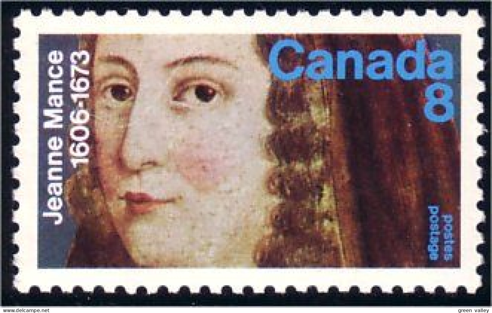 (C06-15c) Canada Jeanne Mance Secular Nurse Infirmiere MNH ** Neuf SC - Médecine