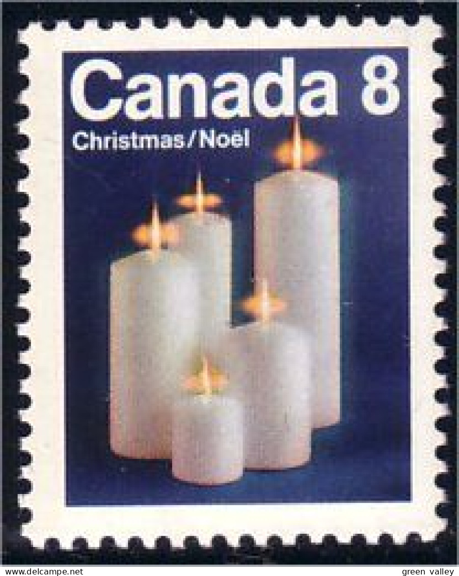 (C06-07b) Canada Bougie Candle Noel Christmas 1972 MNH ** Neuf SC - Noël
