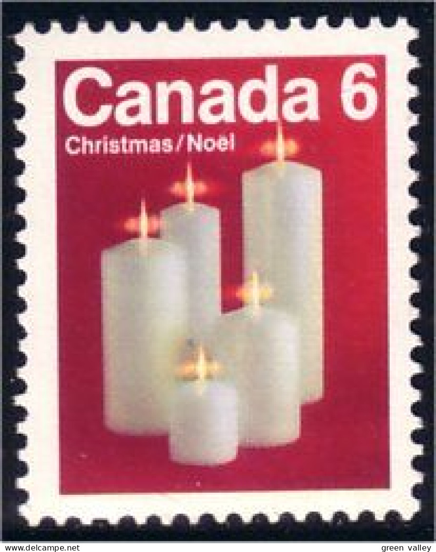 (C06-06a) Canada Bougie Candle Noel Christmas 1972 MNH ** Neuf SC - Ongebruikt