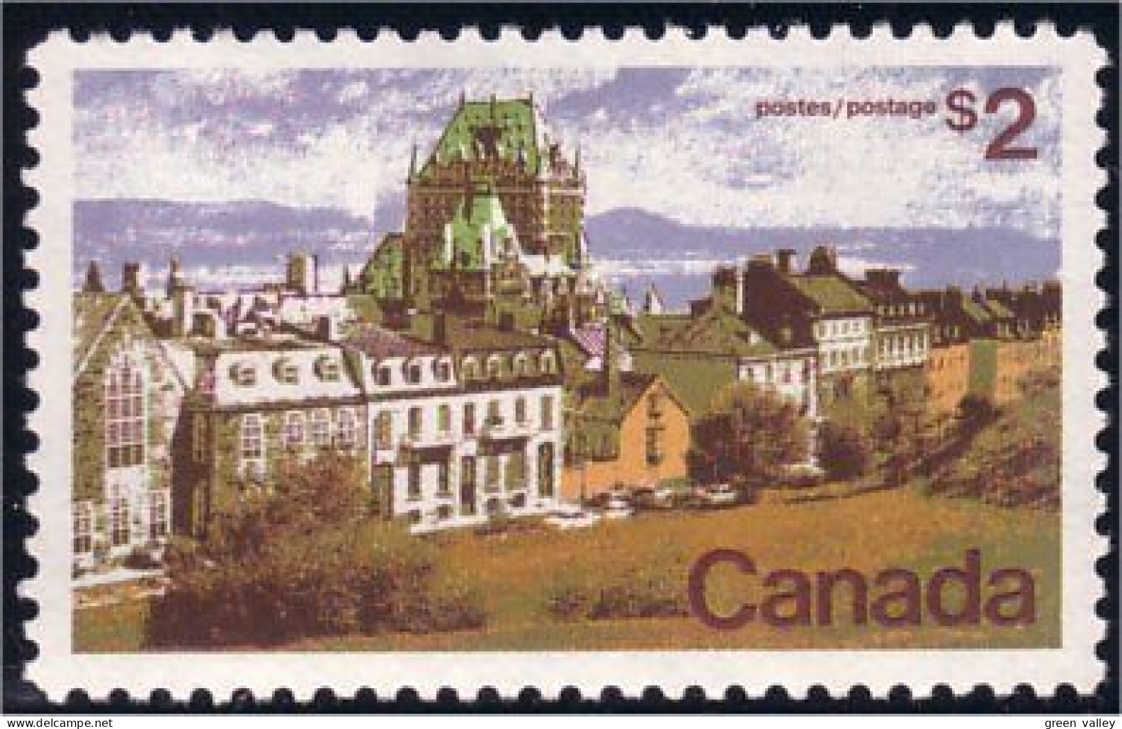 (C06-01b) Canada $2 Quebec MNH ** Neuf SC - Kastelen