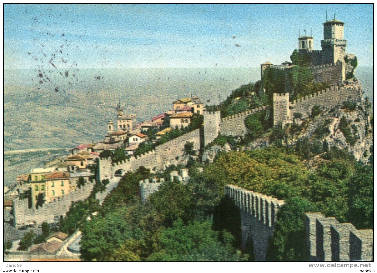 1965 CARTOLINA CON ANNULLO SAN MARINO - Storia Postale