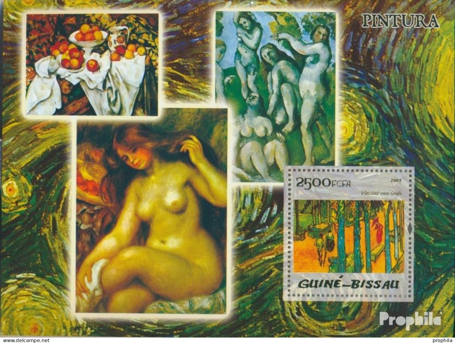 Guinea-Bissau Block 473 (kompl. Ausgabe) Postfrisch 2005 Gemälde (Impressionisten) - Guinea-Bissau