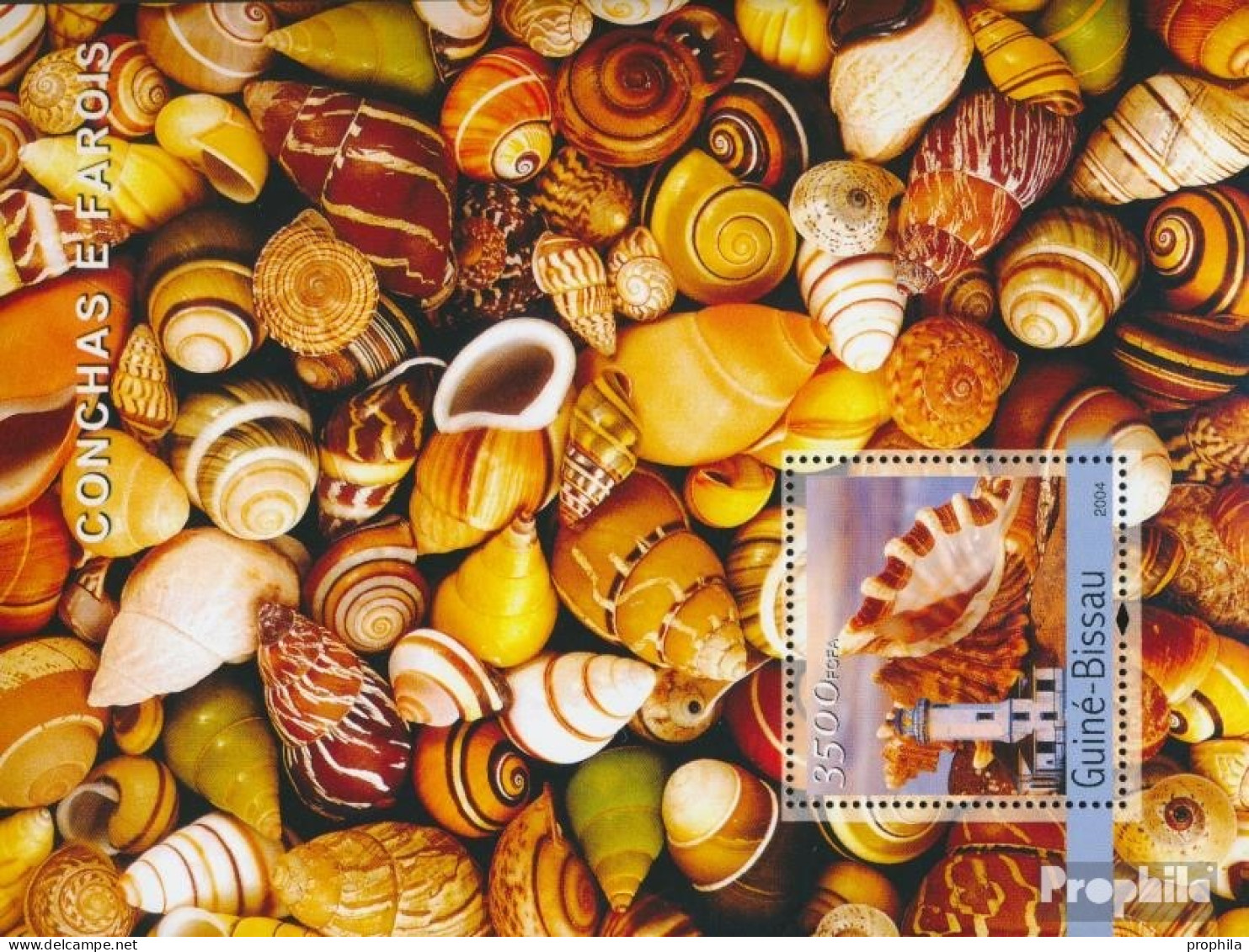 Guinea-Bissau Block 468 (kompl. Ausgabe) Postfrisch 2004 Muscheln Und Leuchttürme - Guinea-Bissau