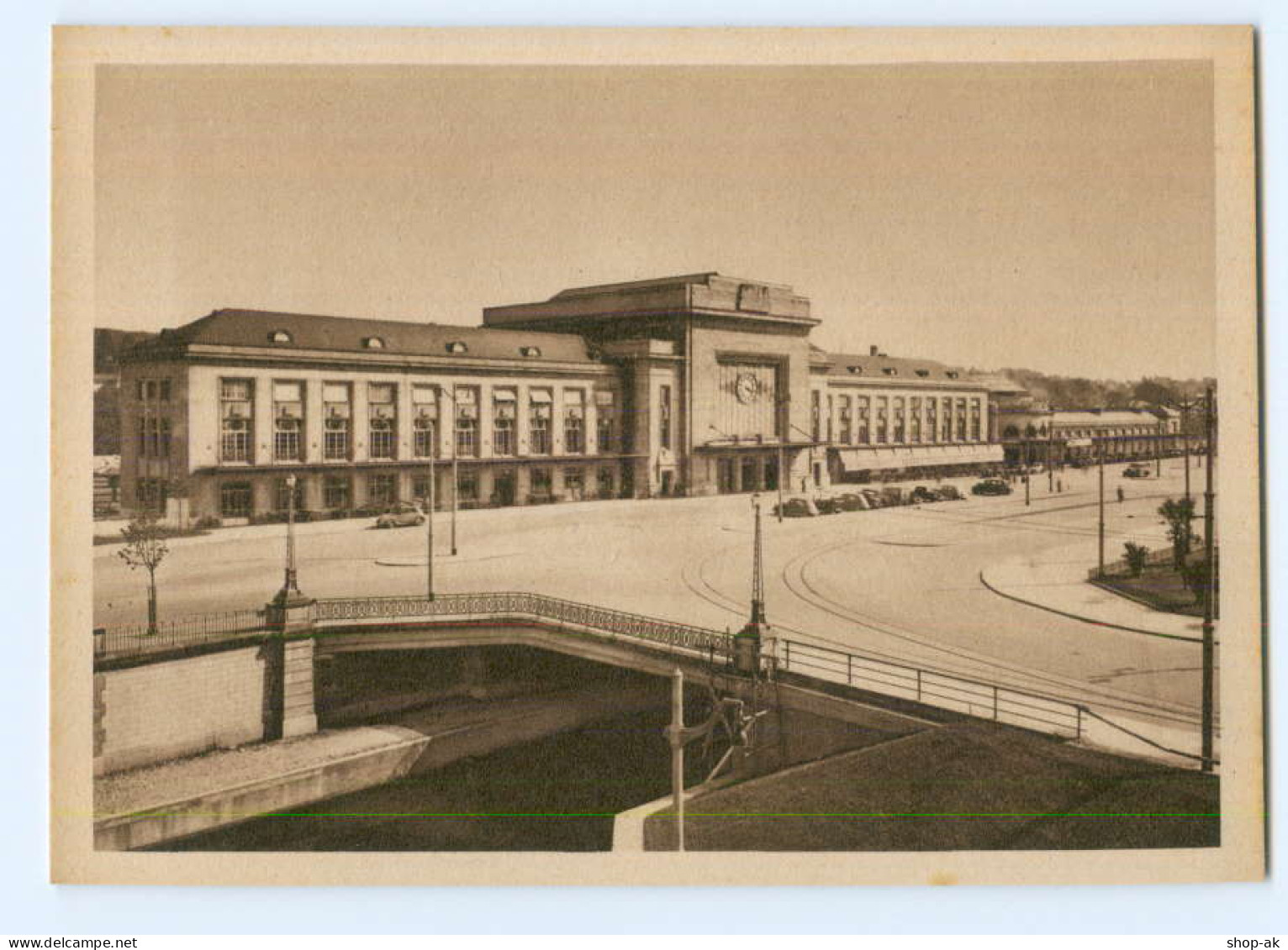 Y5609/ Mulhouse La Gare Mülhausen Elsaß AK Ca.1940  - Elsass