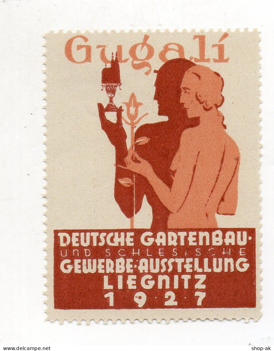 Y7504/ Reklamemarke Liegnitz Deutsche Gartenbau-Ausstellung 1927 Schlesien  - Schlesien