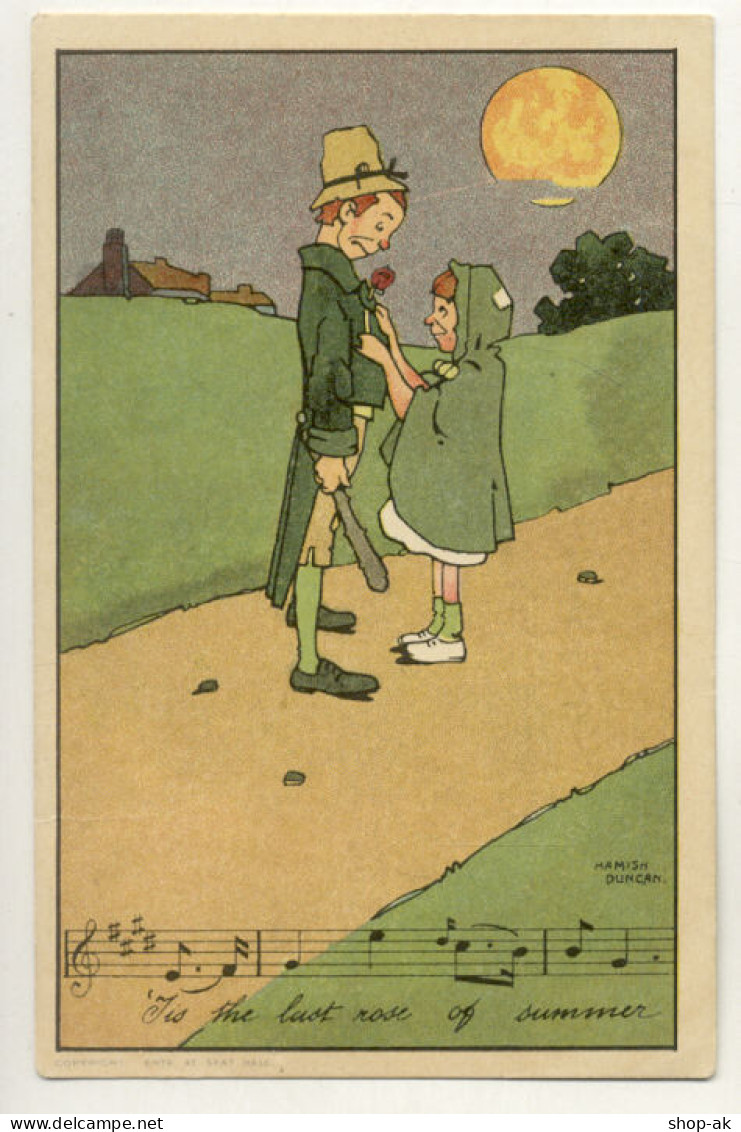 W6G64/ Hamish Duncan Künstler Litho AK Lieder Ca.1912 - Humor