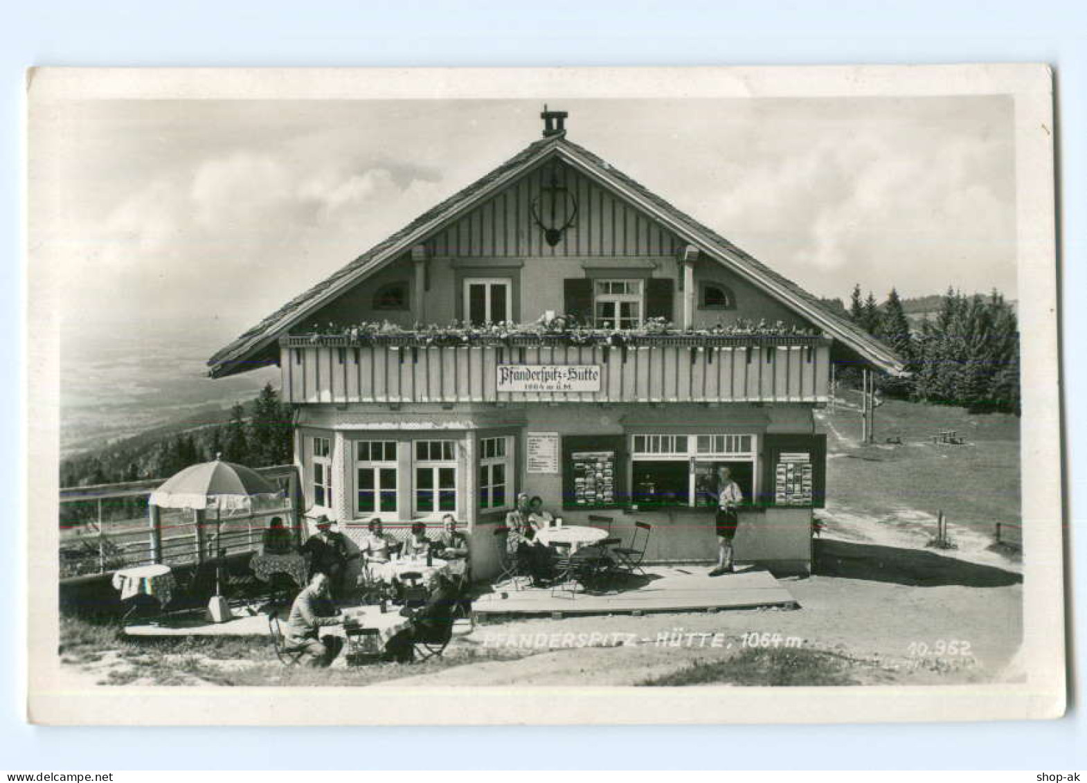 Y9258/ Pfänderspitz-Hütte  Vorarlberg  Foto AK Berghütte  Ca.1935 - Autres & Non Classés