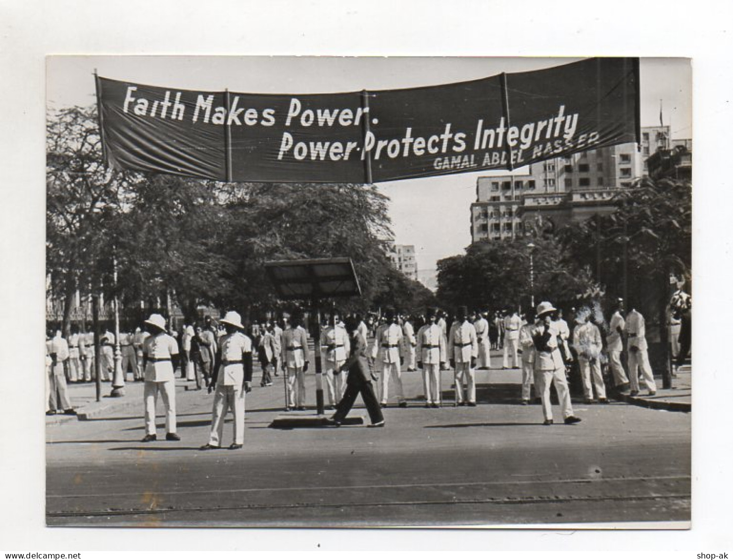 F6239/ Kairo Ägypten Zeitdokument Der Politik Nassers Foto Ca.1960  18 X 13 Cm - Zonder Classificatie