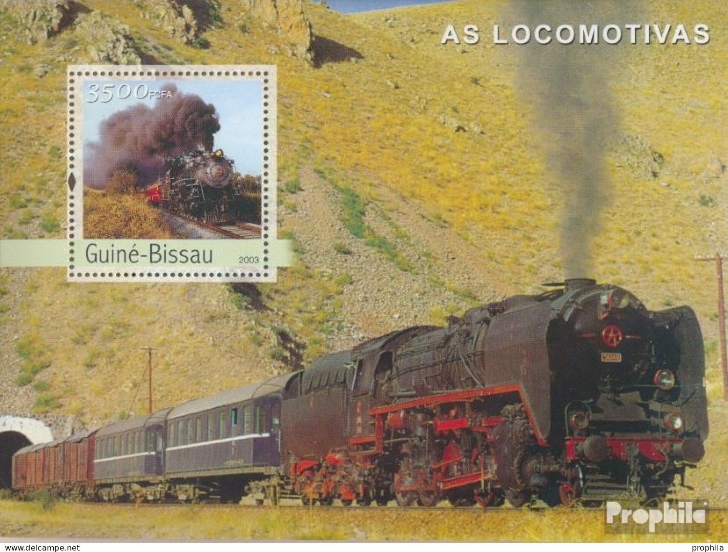 Guinea-Bissau Block 448 (kompl. Ausgabe) Postfrisch 2003 Züge - Guinée-Bissau