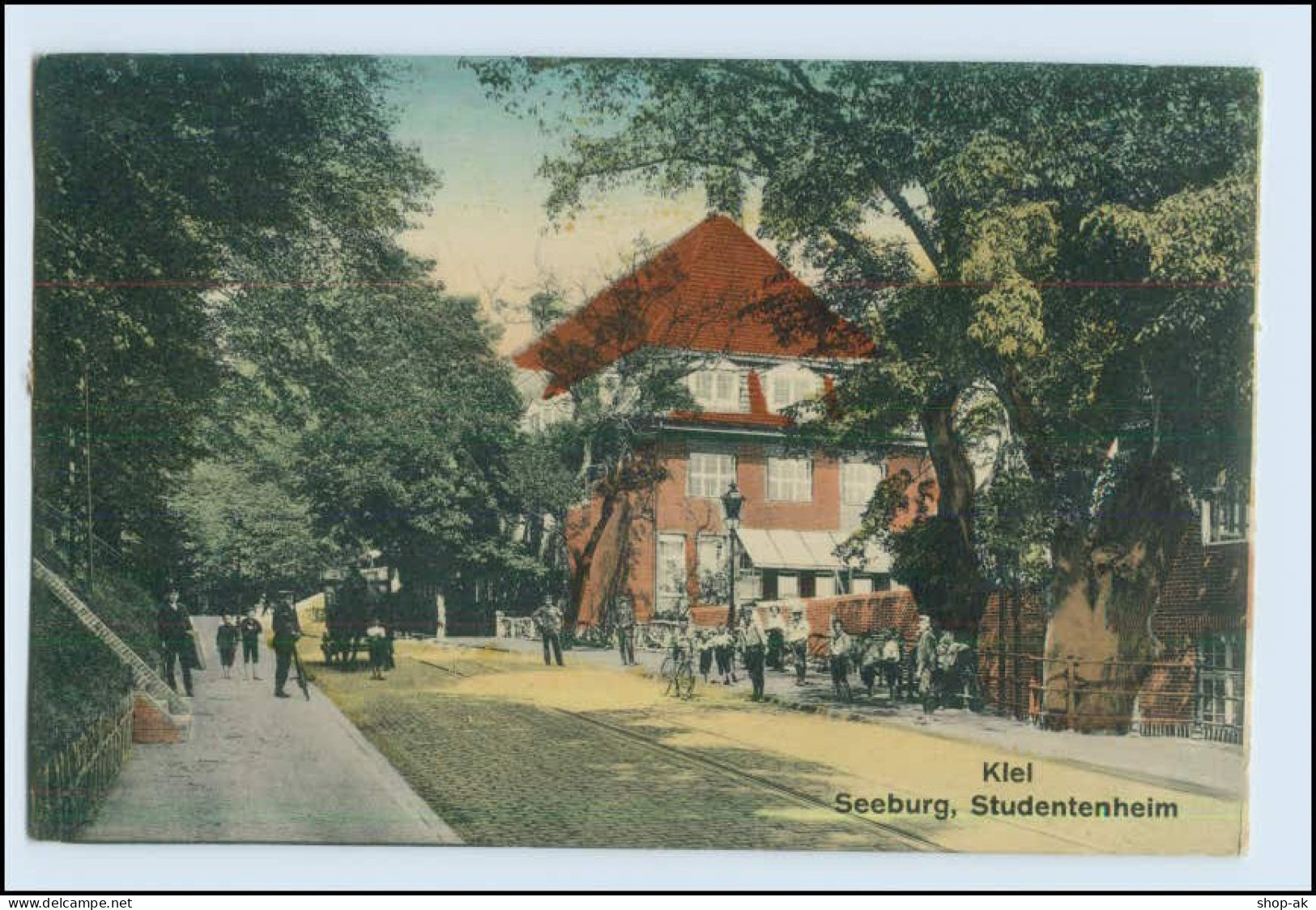 W6V03/ Kiel Seeburg Studentenheim Studentika AK 1916 - Kiel