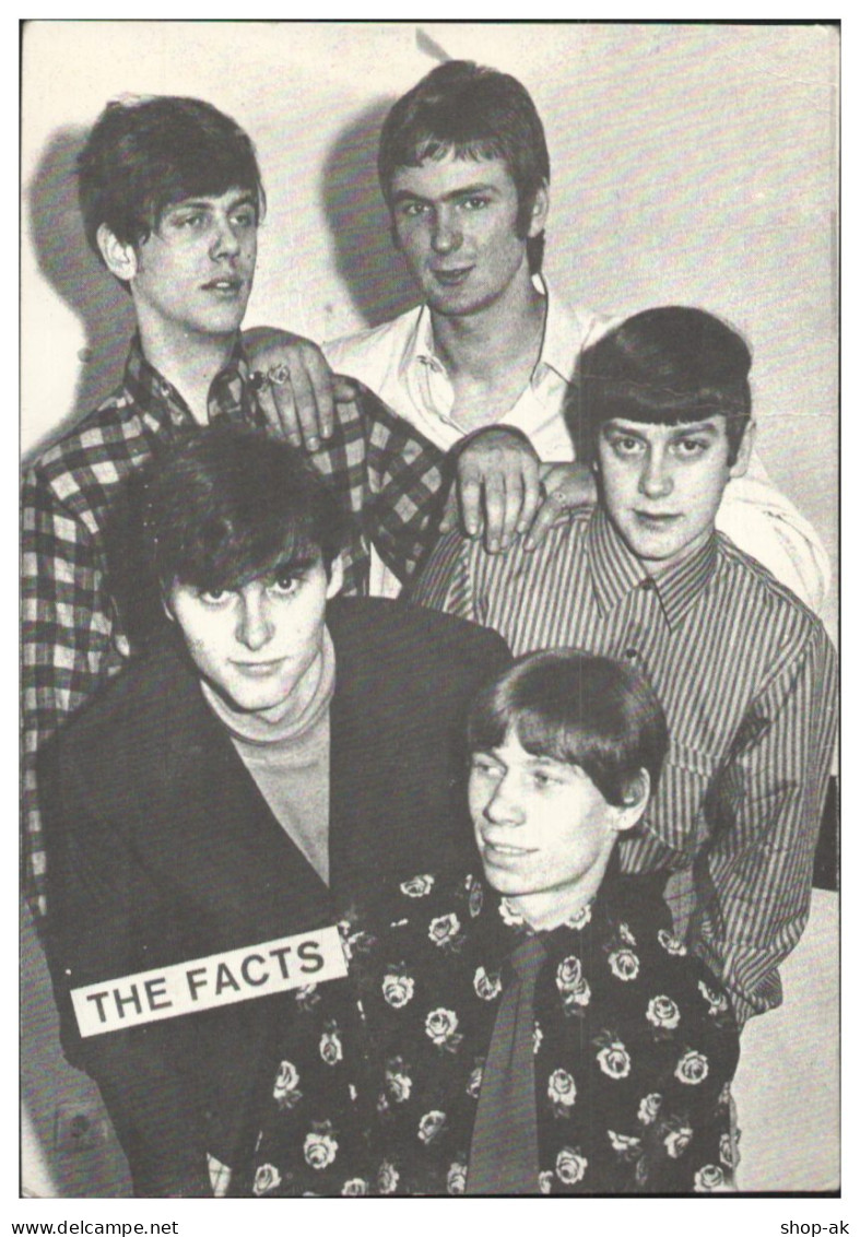 Y28878/ The Facts    Beat- Popgruppe Autogrammkarte   60er Jahre - Sänger Und Musikanten