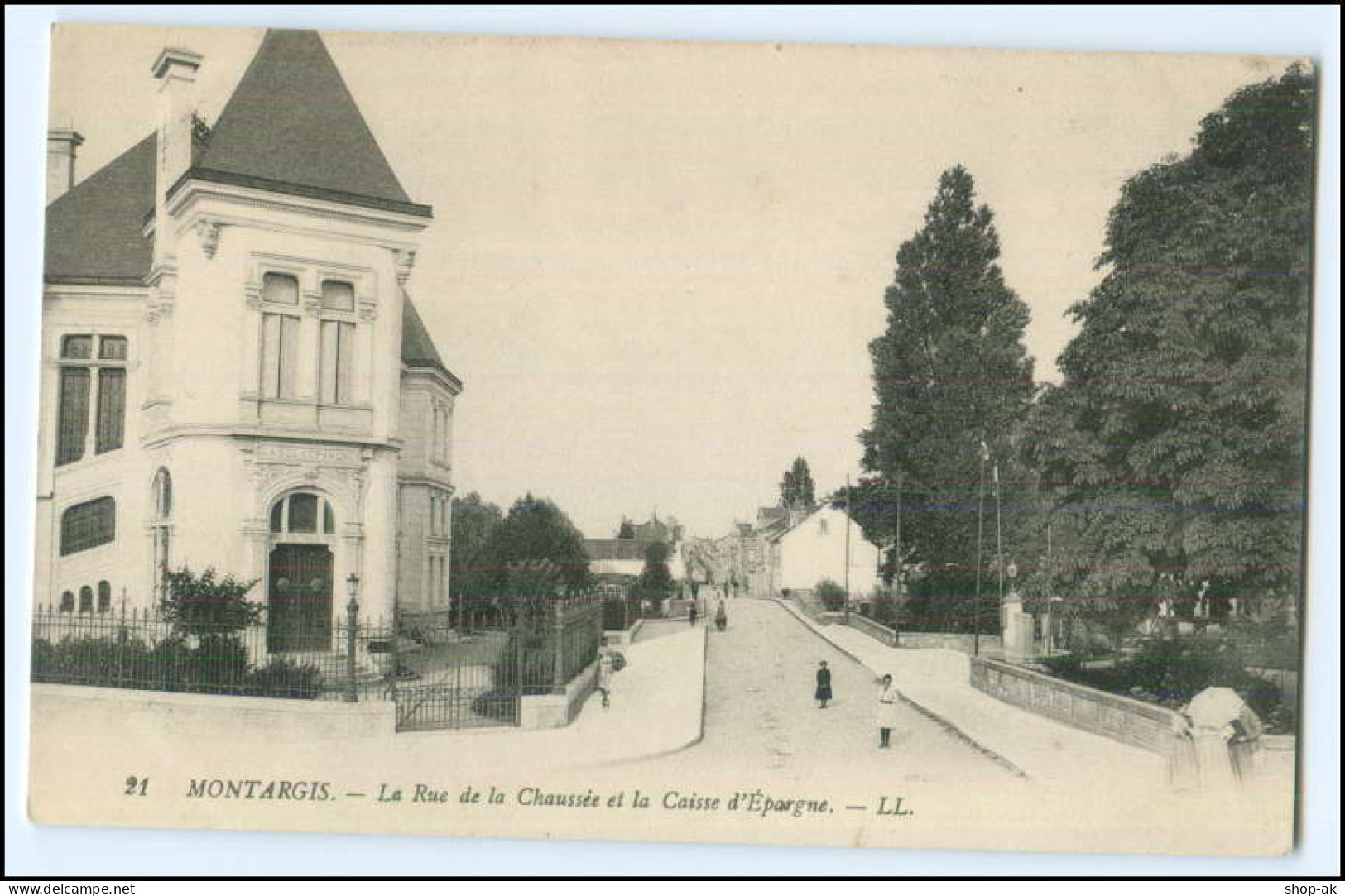 N8127/ Montargis La Rue De La Chaussee  AK Frankreich Ca.1910 - Otros & Sin Clasificación