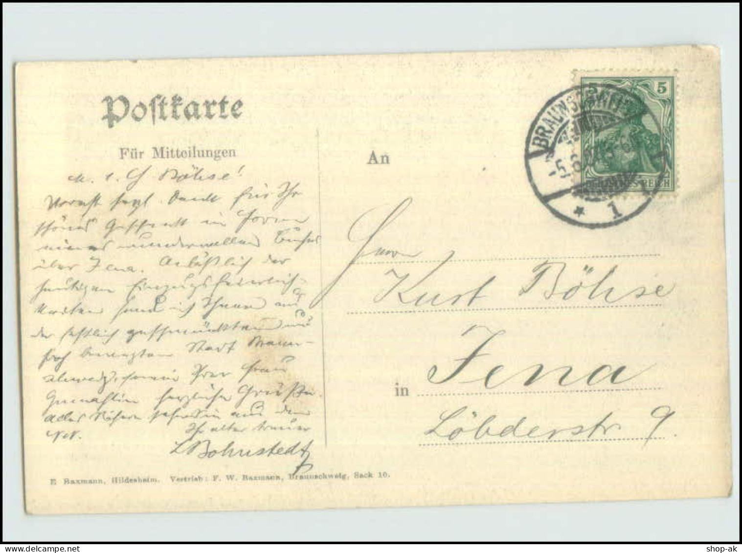 N4160/ Braunschweig  Einzug Des Herzog Johann Albrecht Von Mecklenburg 1907 AK - Case Reali