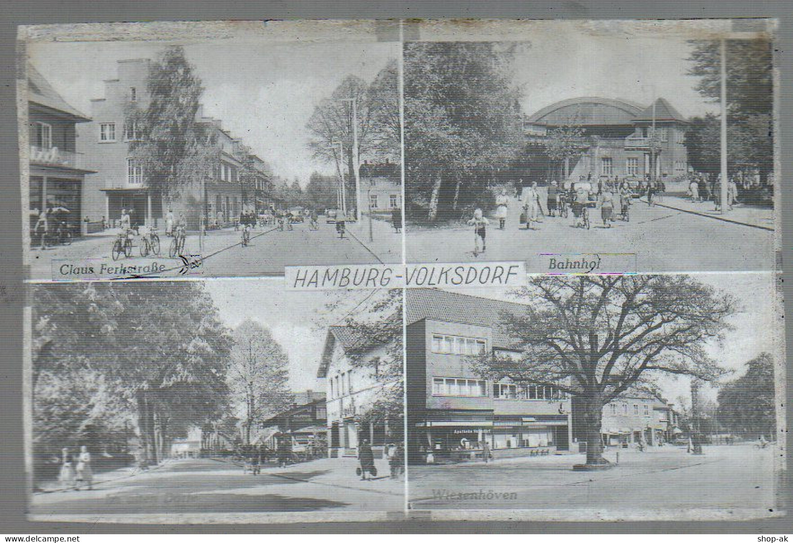 Neg0896/ Hamburg Volksdorf Original Negativ 1940/50 - Wandsbek