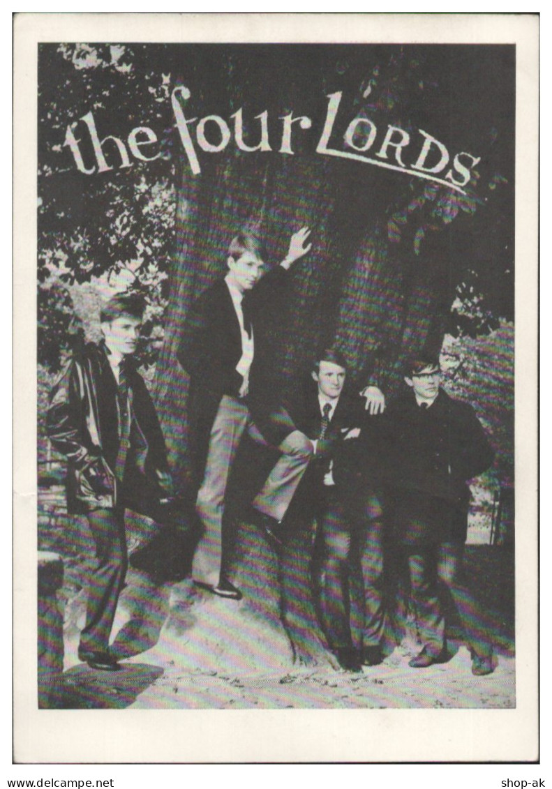 Y28883/ The Four Lords  Beat- Popgruppe   Autogrammkarte 60er Jahre - Singers & Musicians