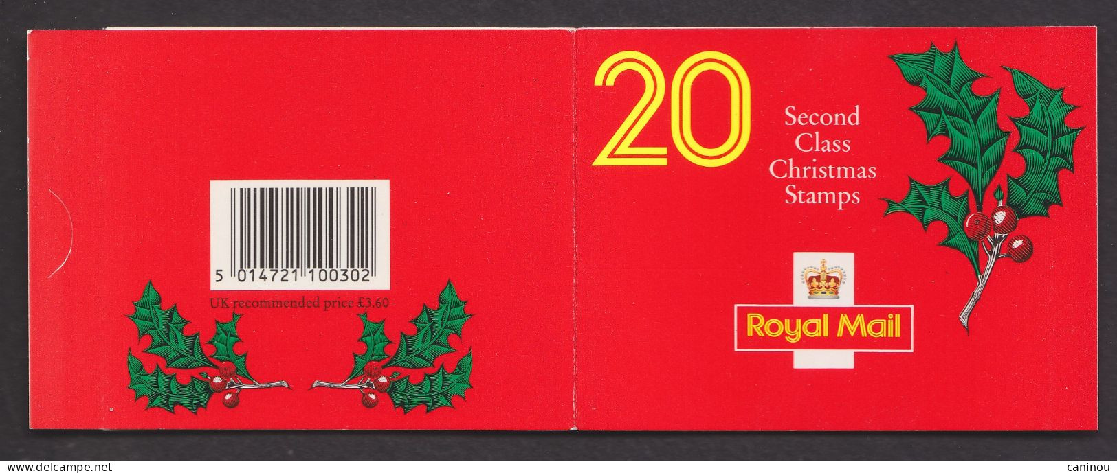 GRANDE BRETAGNE CARNET NOEL  Y & T C 1574  1991 - Carnets