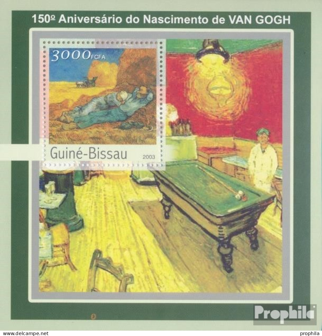 Guinea-Bissau Block 390 (kompl. Ausgabe) Postfrisch 2003 Van Gogh - Guinée-Bissau