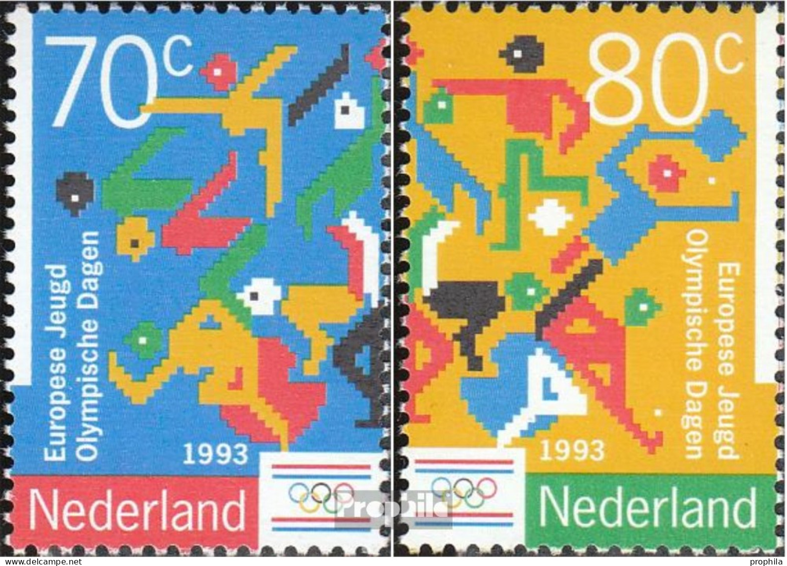 Niederlande 1479-1480 (kompl.Ausg.) Postfrisch 1993 Olympische Tage - Nuevos