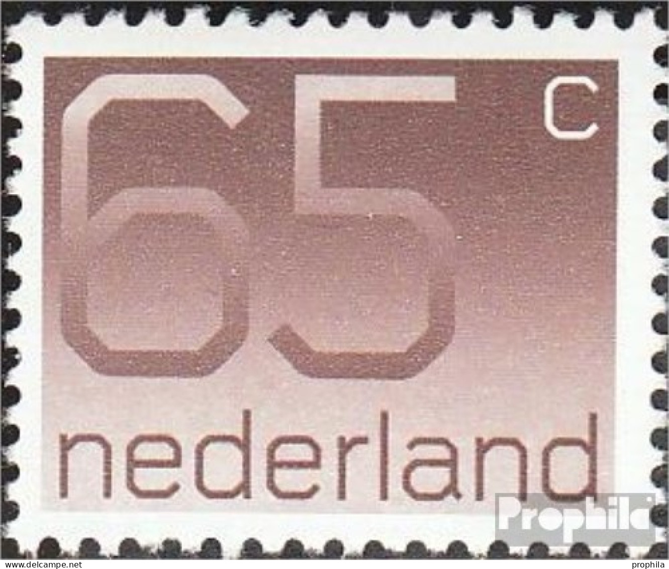 Niederlande 1297A (kompl.Ausg.) Postfrisch 1986 Ziffern - Ungebraucht