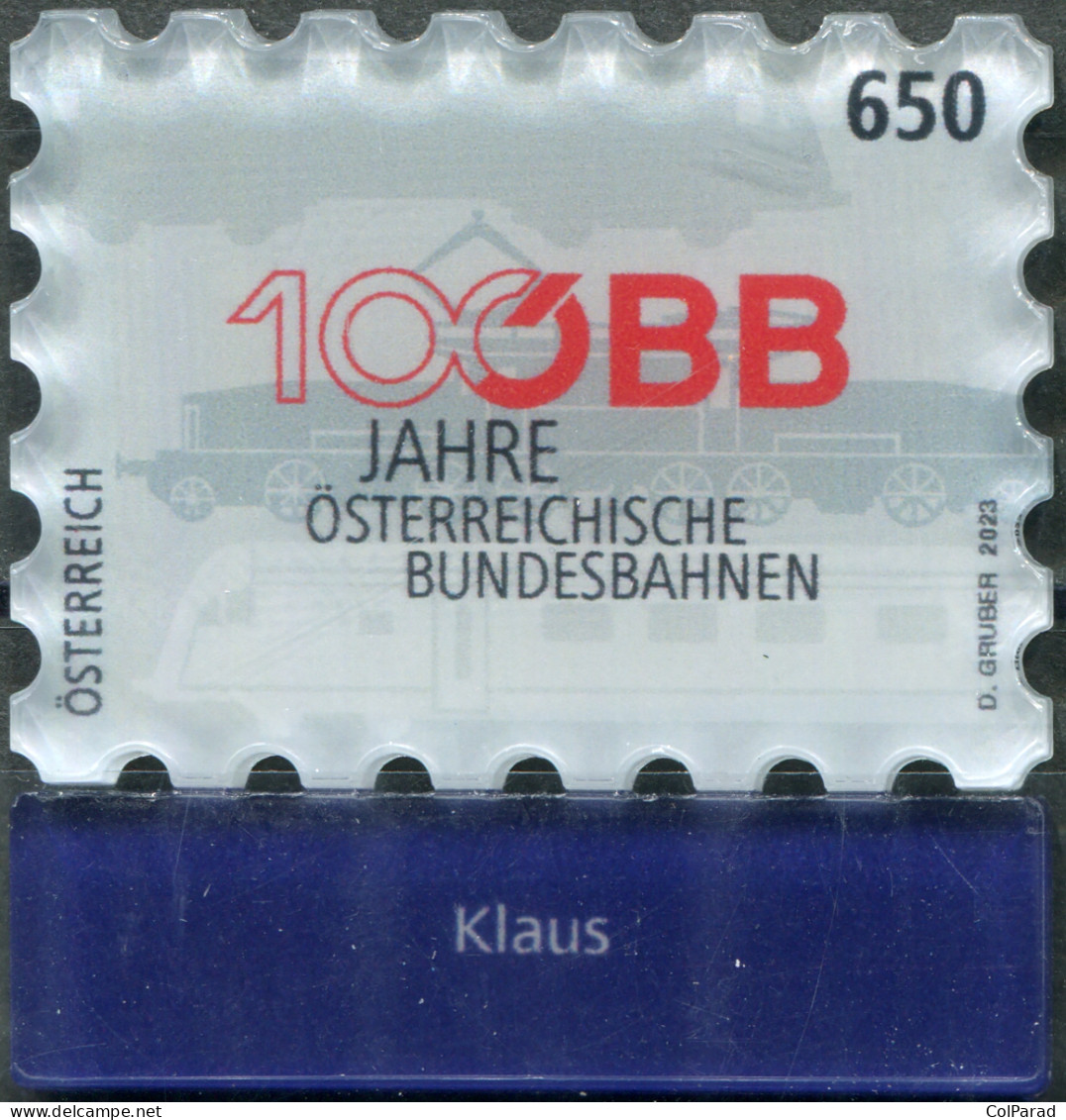 AUSTRIA - 2023 - S/S MNH ** - 100 Years Of The Railway Company, ÖBB. Klaus - Ungebraucht