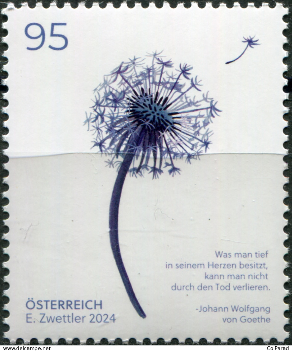 AUSTRIA - 2024 - STAMP MNH ** - Mourning Stamp - Unused Stamps