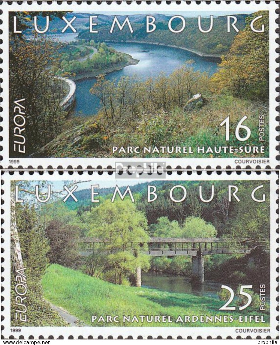 Luxemburg 1472-1473 (kompl.Ausg.) Postfrisch 1999 Natur- Und Nationalparks - Unused Stamps