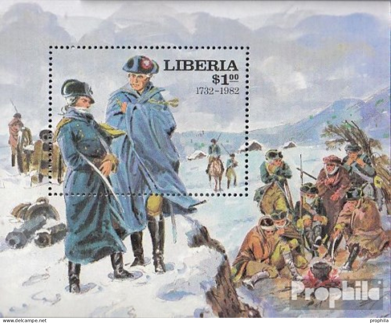 Liberia Block99 (kompl.Ausg.) Postfrisch 1981 Präsidenten Der USA - Liberia