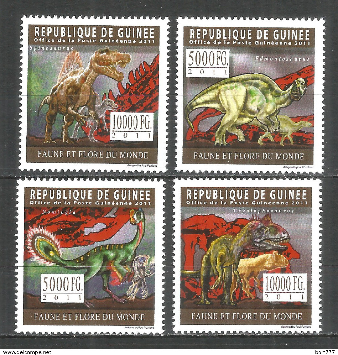 Guinea 2011 Mint Stamps MNH(**) Dinosaurs - Guinee (1958-...)