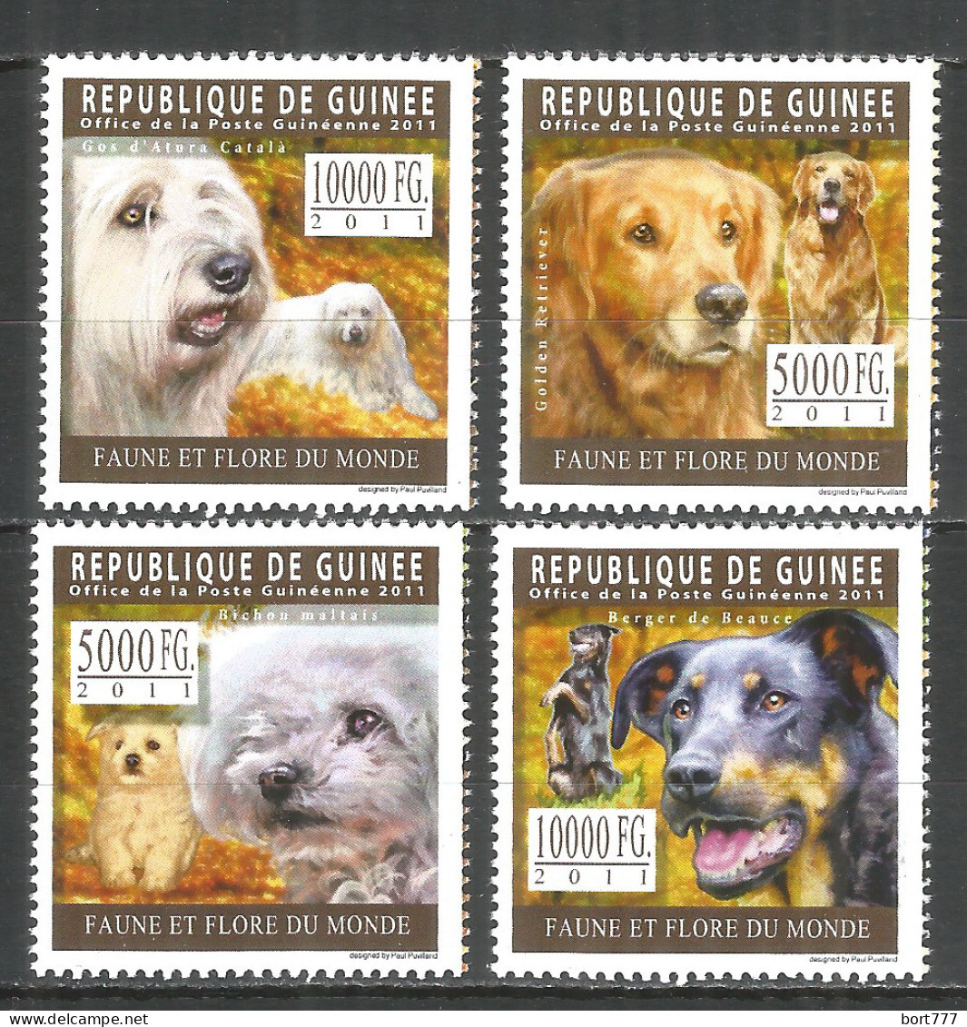 Guinea 2011 Mint Stamps MNH(**) Dogs - Guinée (1958-...)