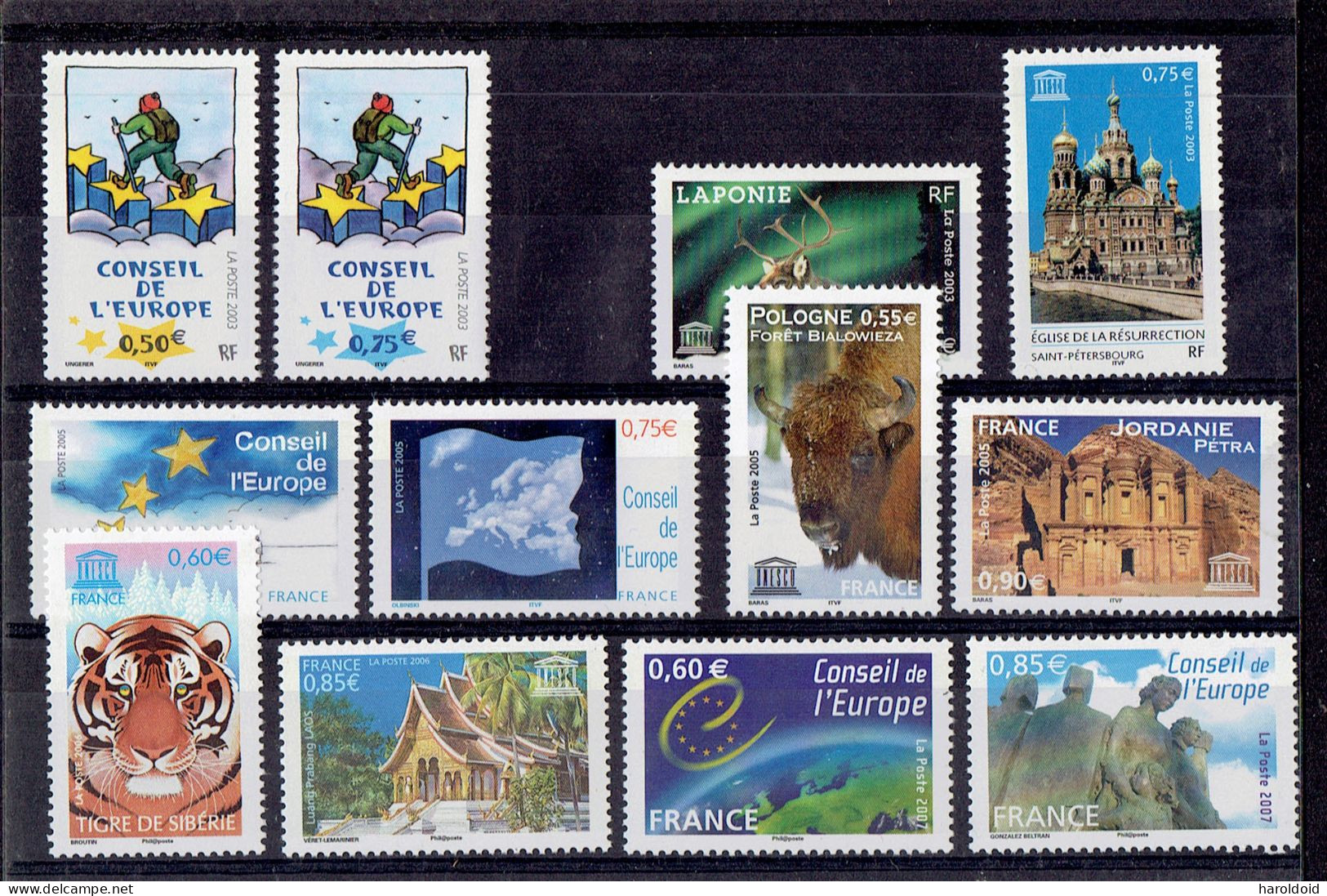 SERVICE - 2001 - N°126/137 ** MNH TTB - Neufs