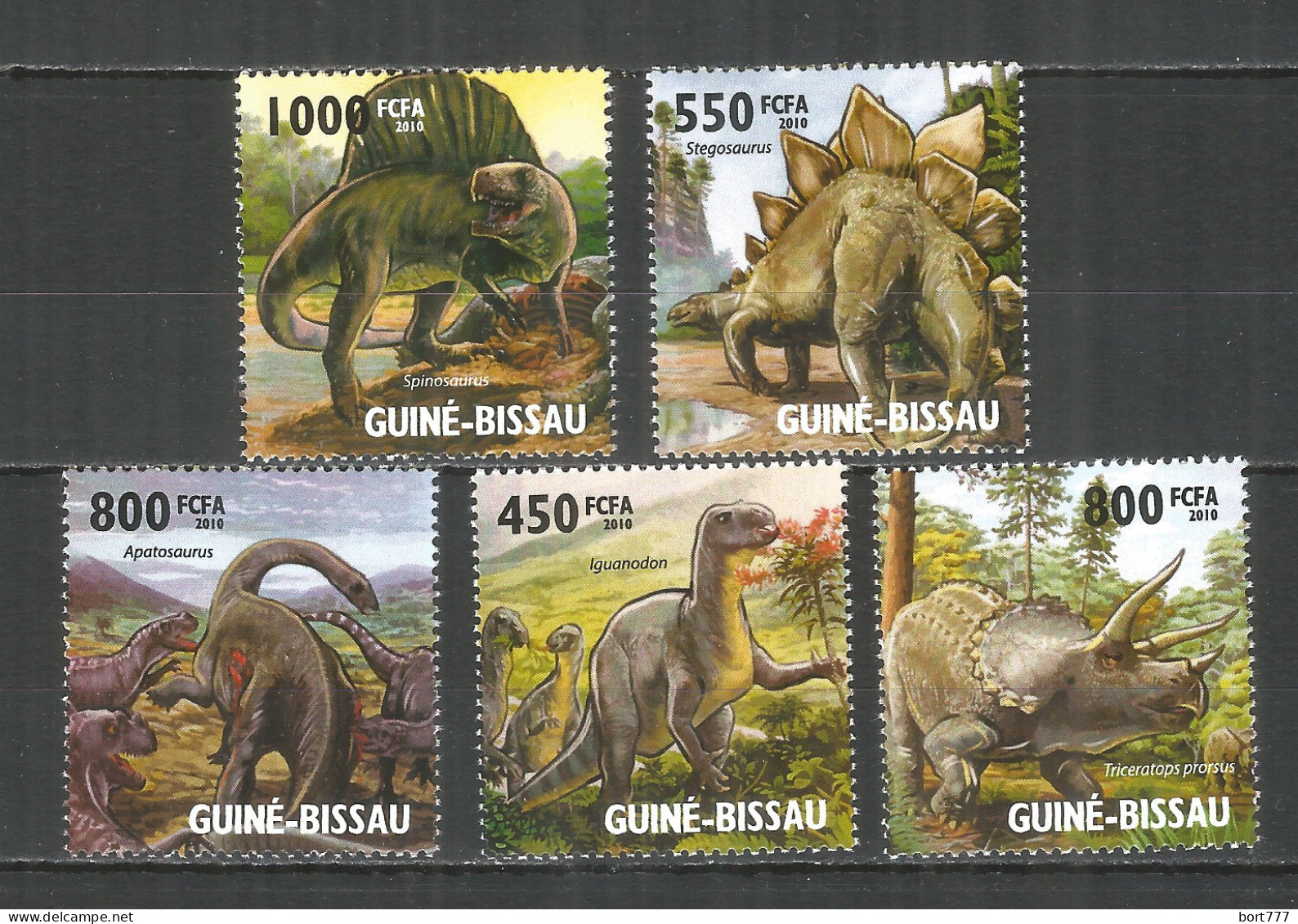 Guinea-Bissau 2010 Mint Stamps MNH(**) Dinosaurs - Guinée-Bissau