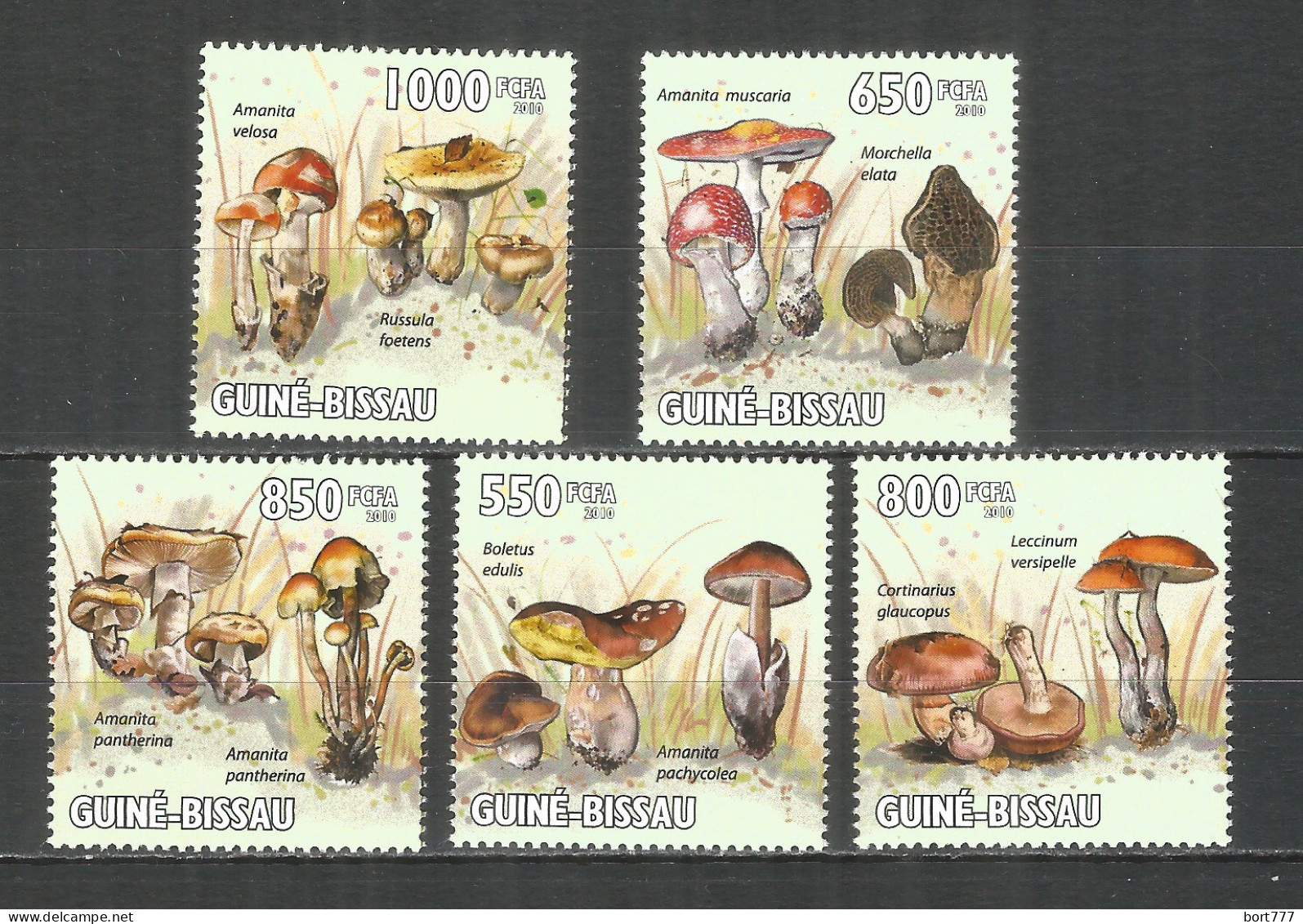 Guinea-Bissau 2010 Mint Stamps MNH(**) Mushrooms - Guinée-Bissau