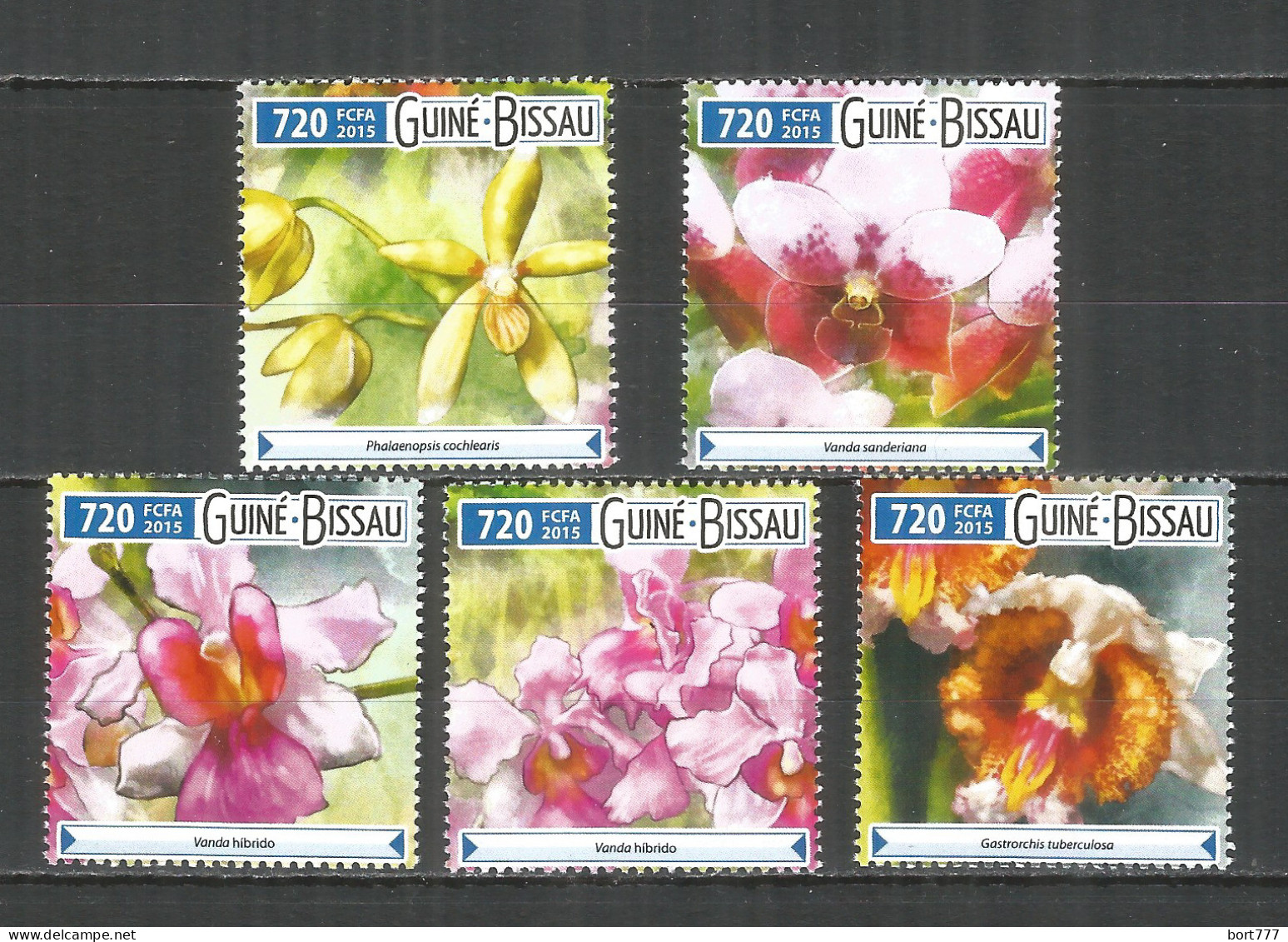 Guinea-Bissau 2015 Mint Stamps MNH(**) Orchids - Guinée-Bissau