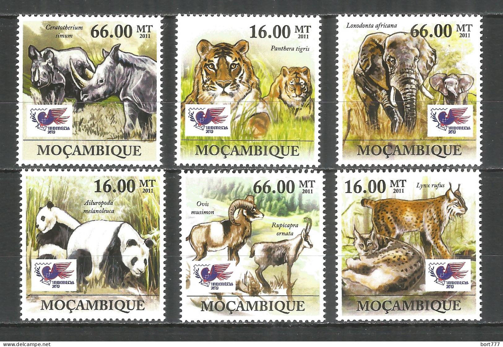 Mozambique 2011 Mint Stamps MNH(**) Animals - Mozambique
