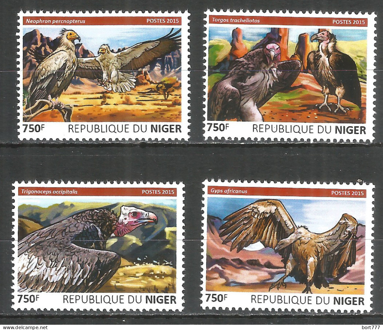 Niger 2015 Mint Stamps MNH(**) Vultures - Niger (1960-...)