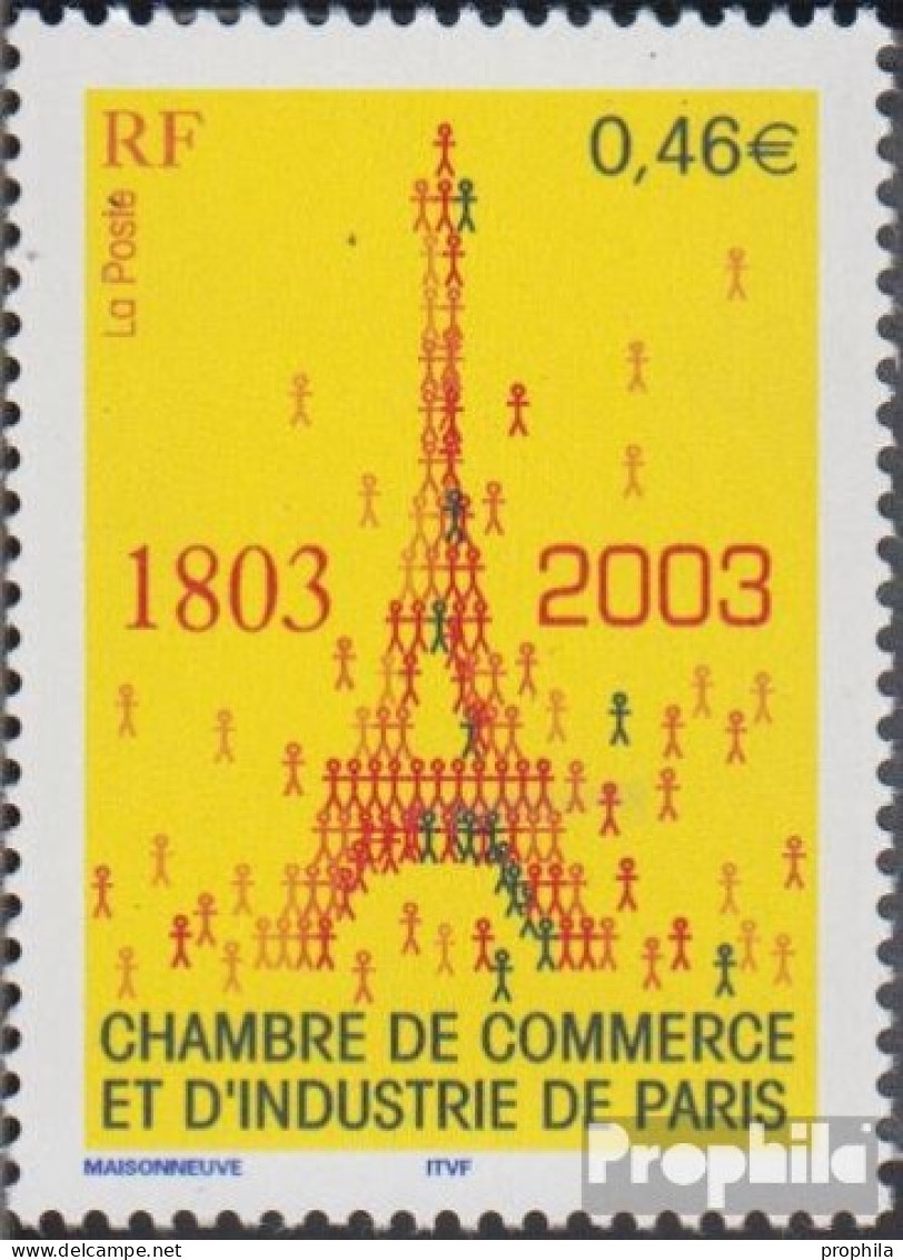 Frankreich 3684 (kompl.Ausg.) Postfrisch 2003 Industrie Und Handelskammer - Neufs