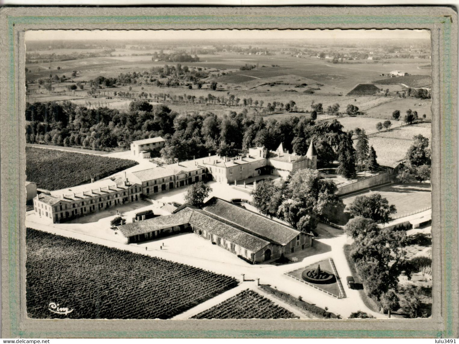 CPSM Dentelée (33) PAUILLAC - Mots Clés: Cave Château Lafitte-Rotchild, Vigne, Vin, Viticulture - 1950 - Pauillac