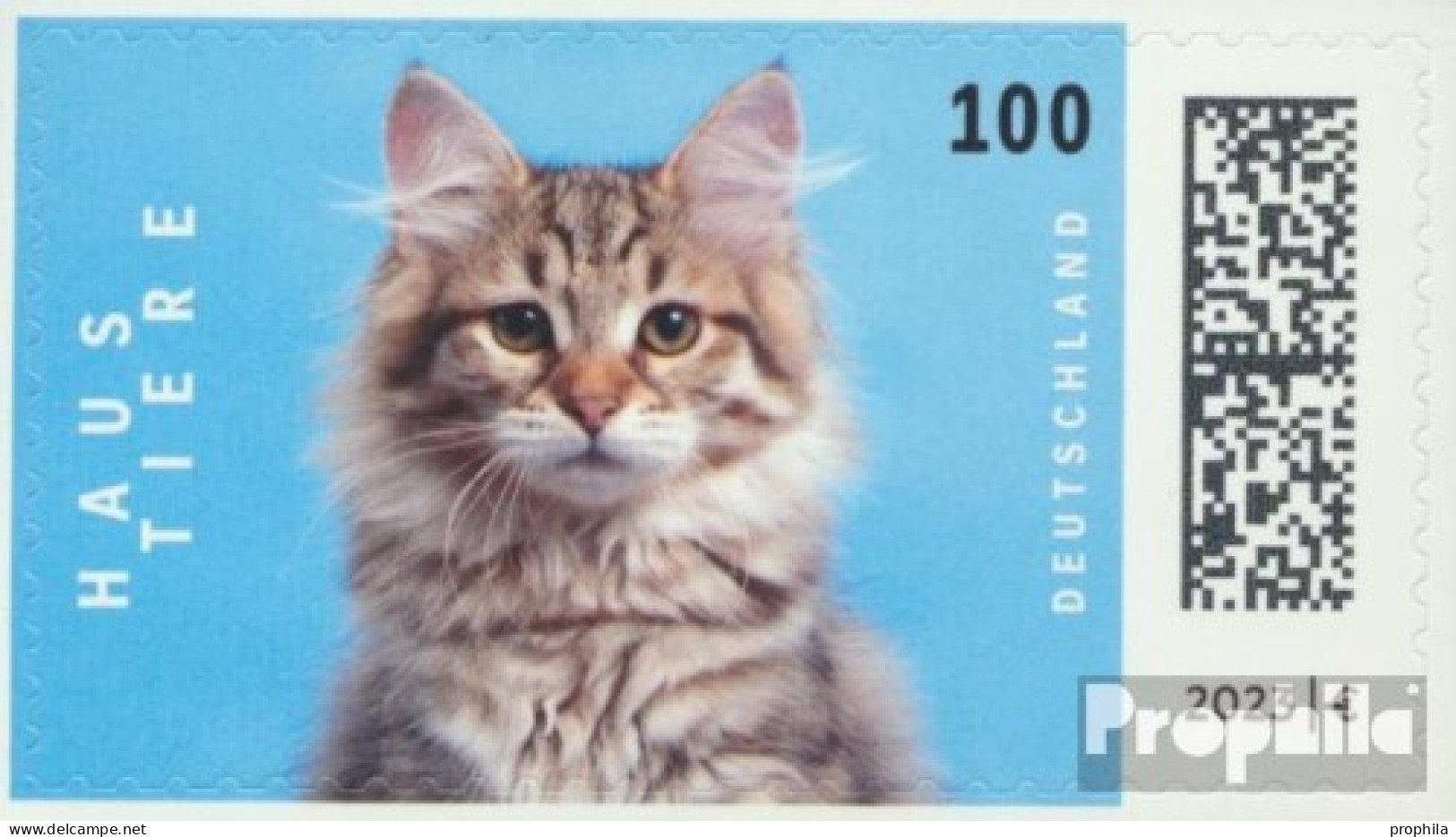 BRD 3751 (kompl.Ausg.) Selbstklebende Ausgabe Postfrisch 2023 Katze - Ungebraucht