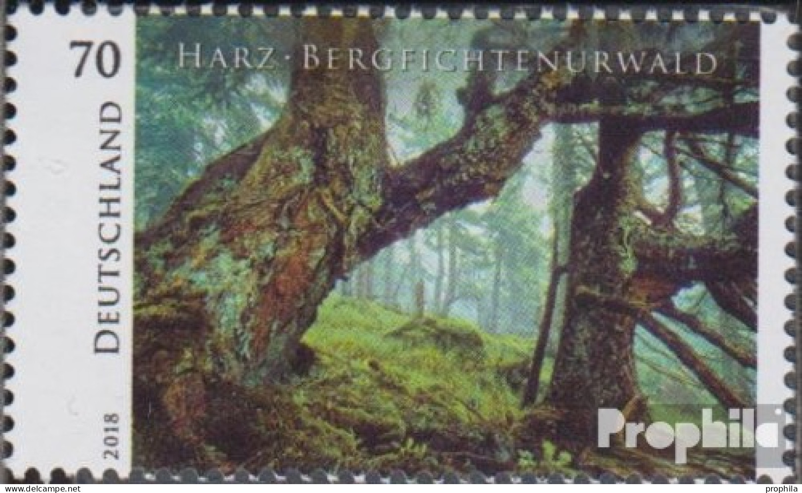 BRD 3410 (kompl.Ausg.) Postfrisch 2018 Wildes Deutschland - Harz - Ongebruikt