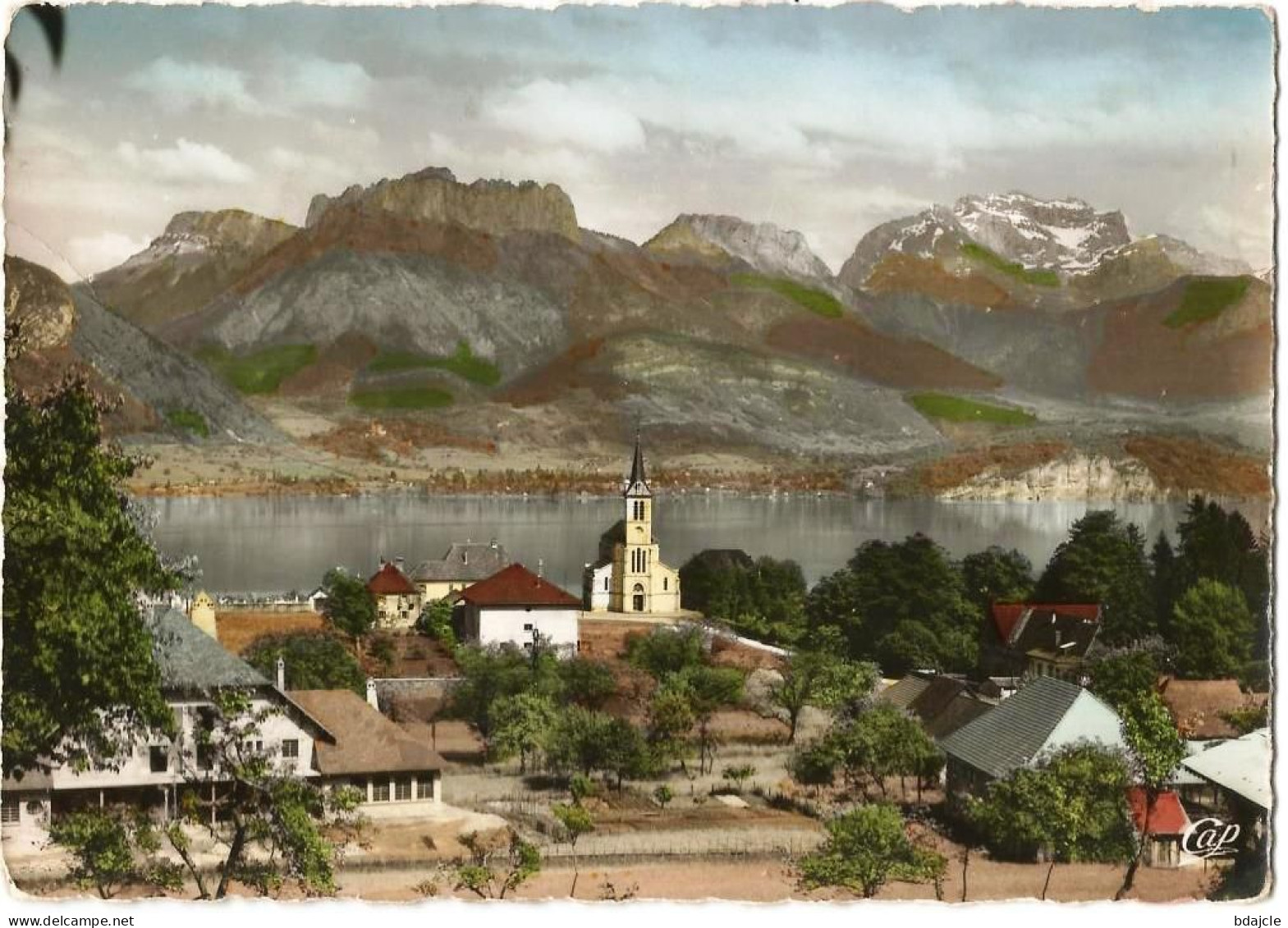 Carte Postale - Flamme "Annecy Début Août Ferié Du Lac" - Annecy R.P. 10-09-1955ç - Lettres & Documents